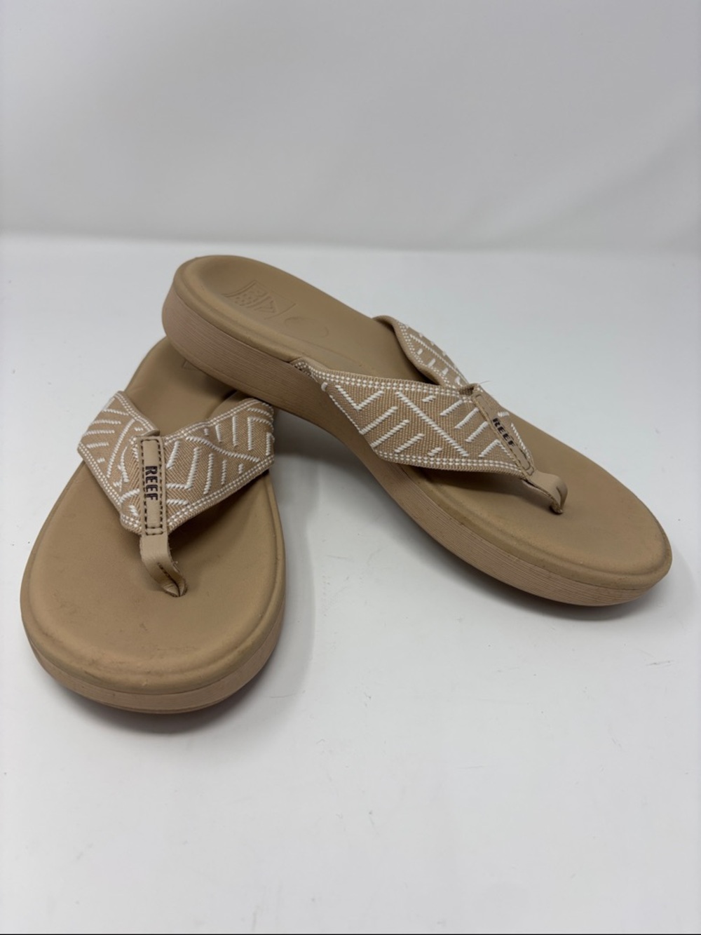 Reef | Women’s Beige Comfort Thong Sandals 8